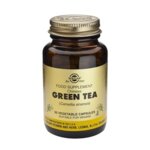 SOLGAR Green Tea - Зелен чай - 50 капсули - подпомага предпазването на клетките на човешкия организъм от вредното влияние на оксидантите