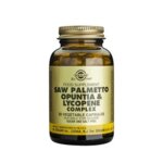 SOLGAR Saw Palmetto Opuntia Lycopene Complex - Сау Палмето комплекс - 50 капсули - за предотвратяване и лечение на доброкачествено уголемяване на простатата и нейните симптоми
