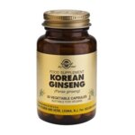 SOLGAR Korean Ginseng - 50 капсули - Корейски Жен-шен - Притежава адаптогенни свойства подобрява устойчивостта към физически умствен и екологичен стрес