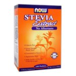 NOW Foods Stevia Extract - 100 Пакета - Стевия екстракт - естествен подсладител