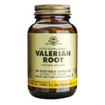 SOLGAR Valerian Root - 100 капсули  - Екстракт от корен на Валериана-  има спазмолитични свойства и  помага при безсъние напрежение тревожност раздразнителност и мускулни спазми