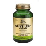 SOLGAR Olive Leaf Extract - 60 капсули - Листа от Маслина екстракт - със силни антиоксидантни и антибактериални свойства