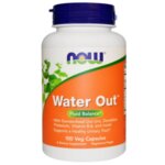 NOW Foods Water Out - 100 капсули - натурален диуретик билков продукт - за изхвърлянето на излишната вода в тялото