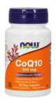 NOW Foods CoQ10 100 mg - 30 Капсули - изключително мощен антиоксидант подпомага горенето на мазнини оптимизира обмяната на веществата