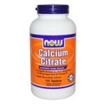 NOW Foods Calcium  Citrate 300 mg - 100 таблетки - Калциев цитрат -  незаменим относно изграждането и възстановяването на костите и зъбите
