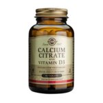 SOLGAR Calcium Citrate 250mg with Vitamin D3 60 таблетки - Калциев цитрат с Витамин Д