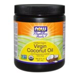 NOW Foods Coconut Oil - Organic Virgin - 570 g - Кокосово масло - поддържане на здрава кожа и коса, понижаване нивата на холестерола в кръвта, загуба на подкожни мазнини, подобрена функция