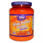 NOW Foods Whey Protein Isolate - 2268 g - Суроватъчен протеин изолат - чист изолат - филтриран по-добре от концентрата и има по-малко количество мазнини и въглехидрати