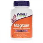 NOW Foods Magtein - 90 Капсули - Магнезий (патентована формула) - Спомага паметта и уменията за учене