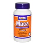 NOW Foods MACA 500 mg - 100 Капсули - увеличава издръжливостта енергията подсилва имунната система и подобрява здравето на репродуктивната система