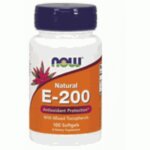NOW Foods Vitamin E-200 IU MT - 100 Дражета - Витамин Е