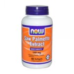 NOW Saw Palmetto Extract 160 mg - 60 Дражета - Екстракт от Сао Палмето - благоприятно въздействие върху доброкачествената простатна хипертрофия