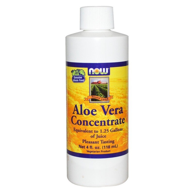 Now Foods Aloe Vera Concentrate 118 мл Алое Вера концентрат за детоксикация на стомашно 6431