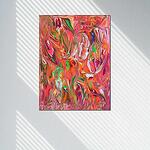 Картина "Цветна феерия" - принт с подрамка