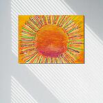 Картина "Когато изгрее Слънчо" - принт с подрамка