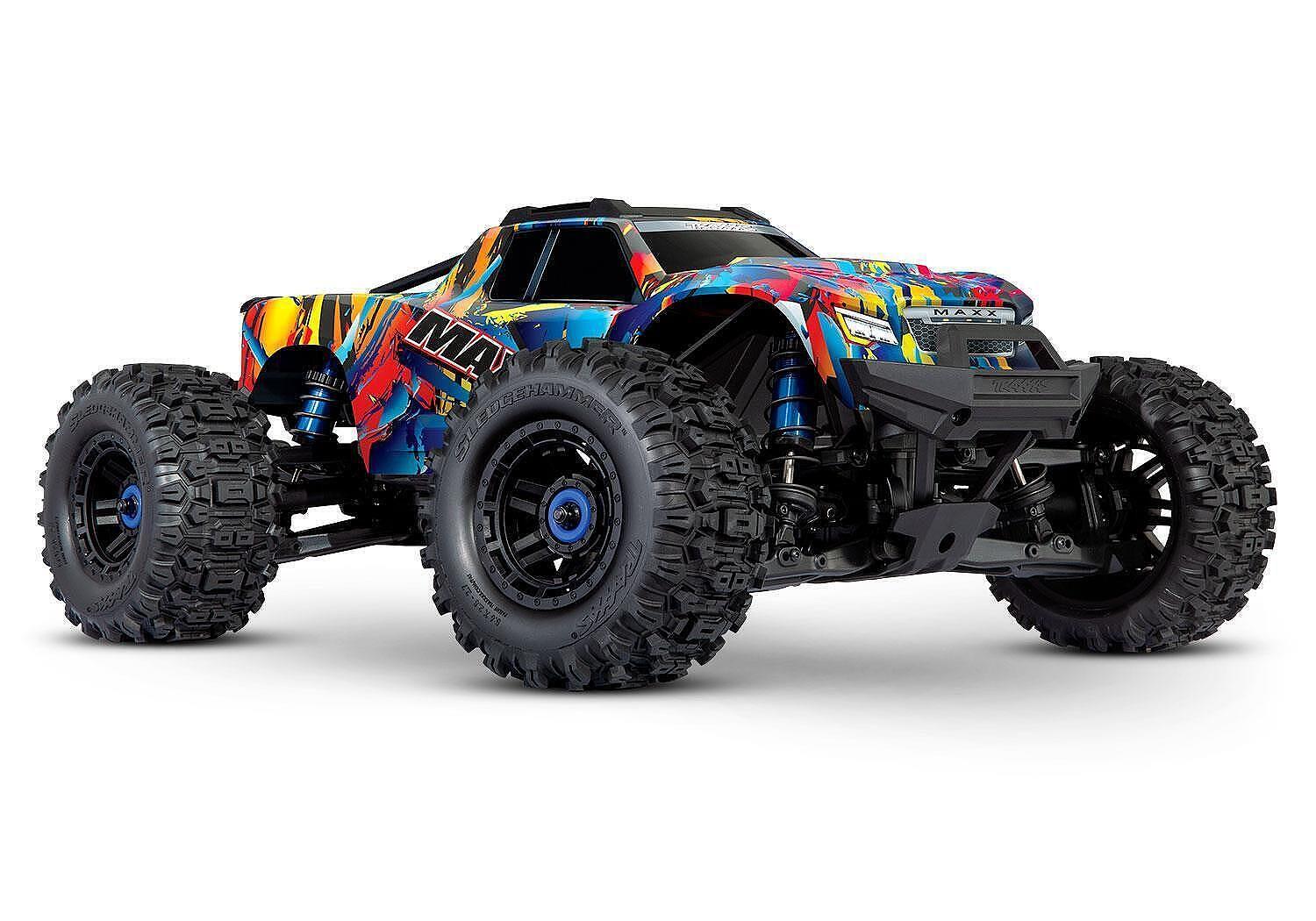 トラクサス Maxx WideMaxx レッドX RTR 1 / 10ブラシレス4WD