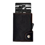Калъф/ портфейл C-SECURE Black Nero-Orange