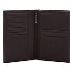Мъжки портфейл Porsche Design Business 4 Wide, с монетник и RFD защита, тъмнокафяв-Copy