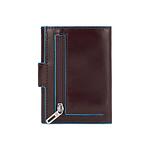 Вертикален мъжки портфейл Piquadro - Blue Square, RFID защита, кафяв