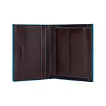 Вертикален мъжки портфейл Piquadro - Blue Square Slim , RFID защита, кафяв