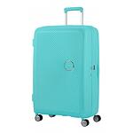 Куфар American Tourister Soundbox с 4 колела, 67cm с разширение, тюркоаз