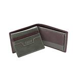 Мъжки портфейл Silver Flame SFT0929, колекция Military, естествена кожа