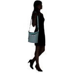 Be-Her Дамска чанта за през рамо в цвят сиво петрол