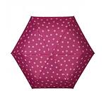 Тройно сгъваем ръчен чадър Alu Drop S TM Violet Pink Polka Dots