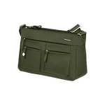 Move 4.0 Хоризонтална дамска чанта за през рамо в зелен цвят