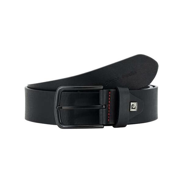 Мъжки черен колан Pierre Cardin, с черна катарама Мъжки черен колан Pierre Cardin, с черна катарама