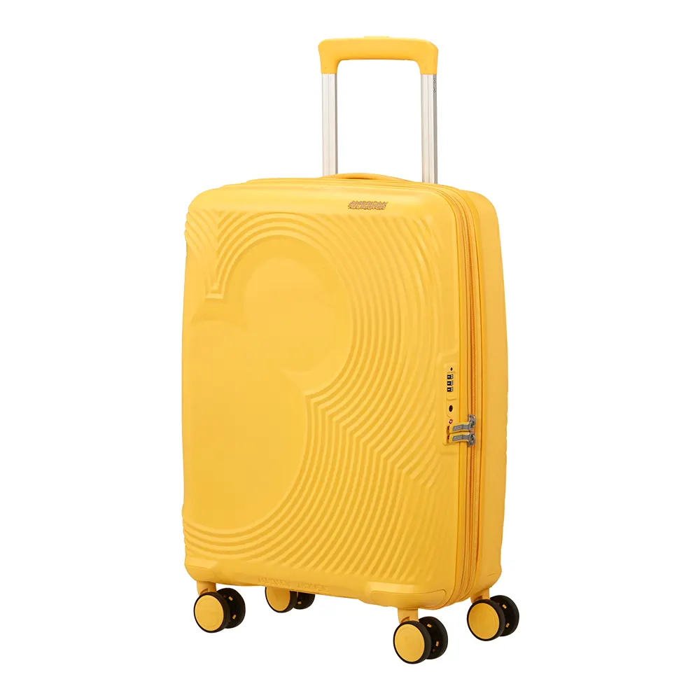American Tourister Mickey Magic Спинер 55см. с разширение Мики Жълт American Tourister Mickey Magic Спинер 55см. с разширение Мики Жълт