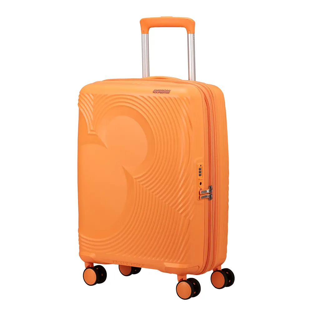 American Tourister Mickey Magic Спинер 55см. с разширение Мики Оранжева Праскова American Tourister Mickey Magic Спинер 55см. с разширение Мики Оранжева Праскова