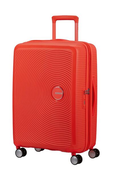 Куфар American Tourister - Soundbox, на 4 колела, 67 см, с разширение, оранжев Куфар American Tourister - Soundbox, на 4 колела, 67 см, с разширение, оранжев