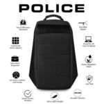 Раница против кражба Police Casket, Black