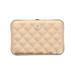 Дамски портфейл OGON Quilted Button, Rose Gold