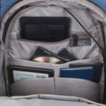 Раница Swissdigital, джоб за лаптоп, USB порт, синя