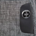 Раница Swissdigital, джоб за лаптоп, USB порт, сива