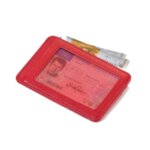 Калъф за кредитни карти и документи TROIKA - COLORI RED STEP RD