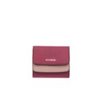 Компактно дамско портмоне ROSSI, цвят малина и розово