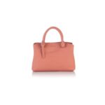Класическа дамска чанта ROSSI, в бледо розово