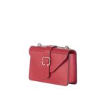 Малка дамска чанта Pierre Cardin Lurex, червена