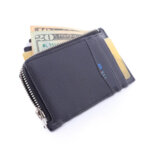 Калъф за кредитни карти и документи Coldfire с ципов монетник - Ares, RFID Защита, черен