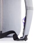 Раница за през рамо XD Design - Bobby Sling, за таблети до 9.7",  RFID защита, USB порт, сива