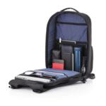 Раница XD Design - Flex Gym Bag, за лаптопи до 15.6", RFID джоб, USB порт, черна