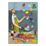 Поздравителна картичка  "Кулинарни забавления"