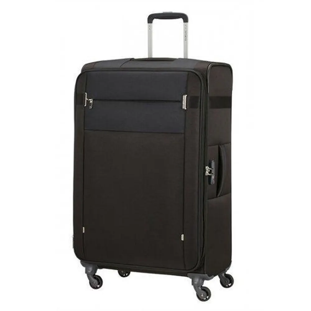 Куфар на 4 колела Samsonite Citybeat 78 см с разширение черен цвят