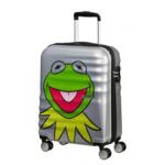 Куфар American Tourister на 4 колела, 55 см, колекция Wavebreaker - Kermit Sparkle