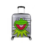 American Tourister Спинер на 4 колела 55 см. Wavebreaker Kermit Sparkle