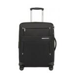Спинер за ръчен багаж на 4 колела Duopack 55см с разширение в черен цвят