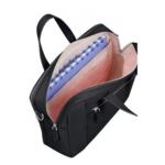 Дамска чанта Eco Wave с за 15,6 инча лаптоп две отделения Черен цвят